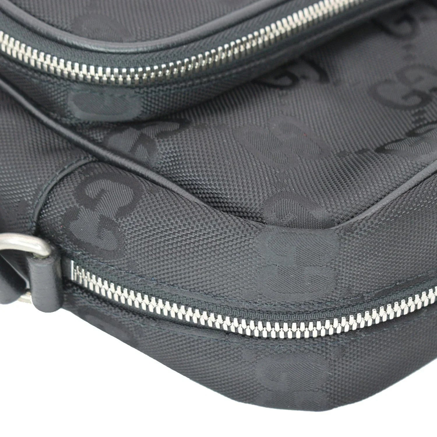 Pre-owned GUCCI Off The Grid GG Monogram Nylon Shoulder Bag Midnight 625858