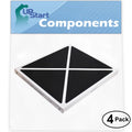 4-Pack Individuals for Hunter 30375 Air Purifier Filter - Compatible with Hunter 30930 Air Filter