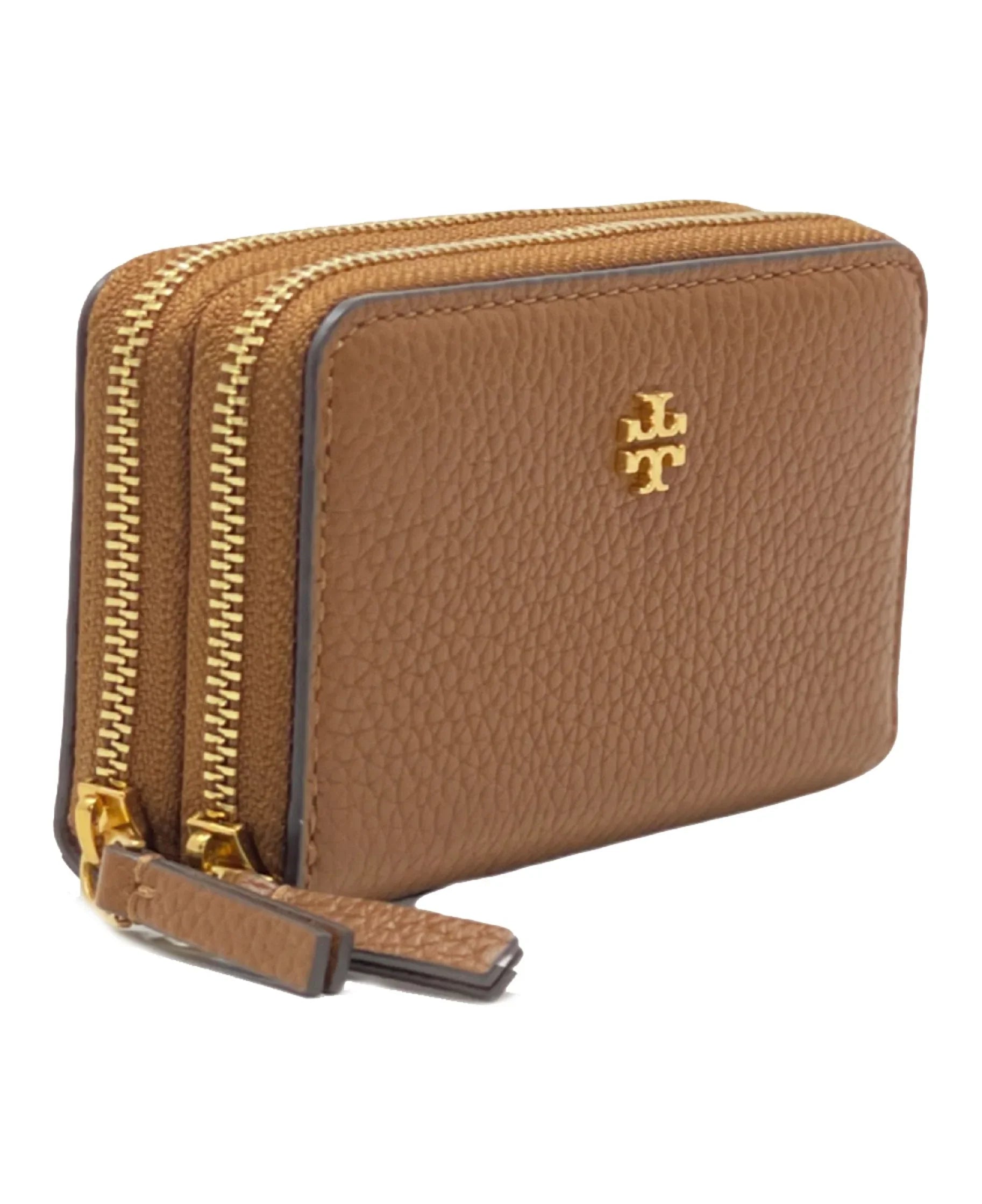 Tory Burch Gentlemen Blake Zip Leather Card Case (Cortado)