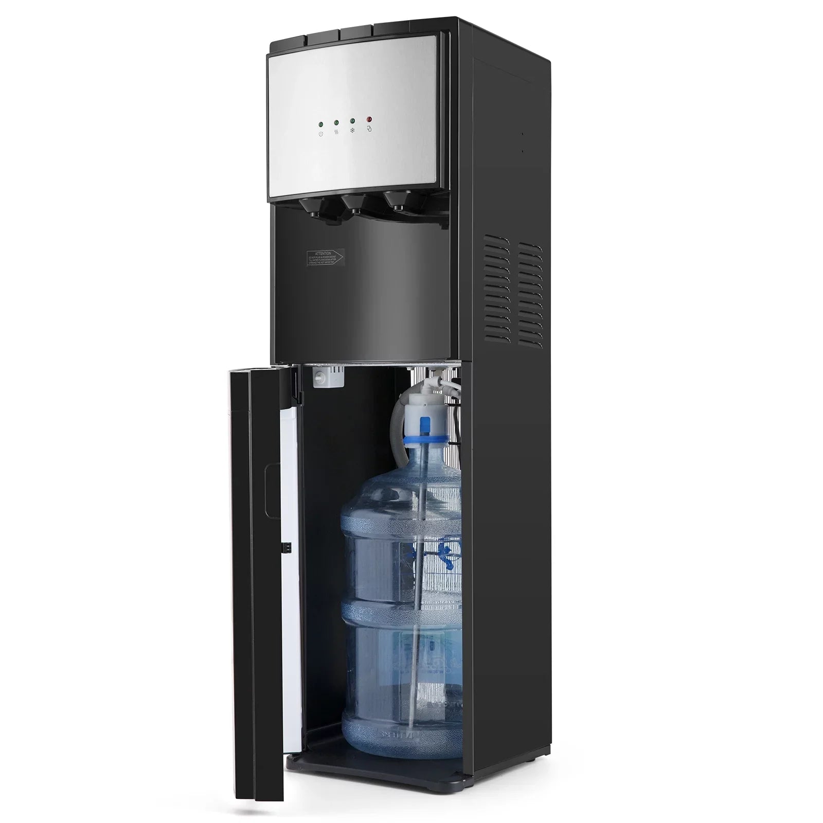 COSVALVE 5 Gallon Bottom Loading Hot Cold Normal Water Dispenser (Silver, Dark