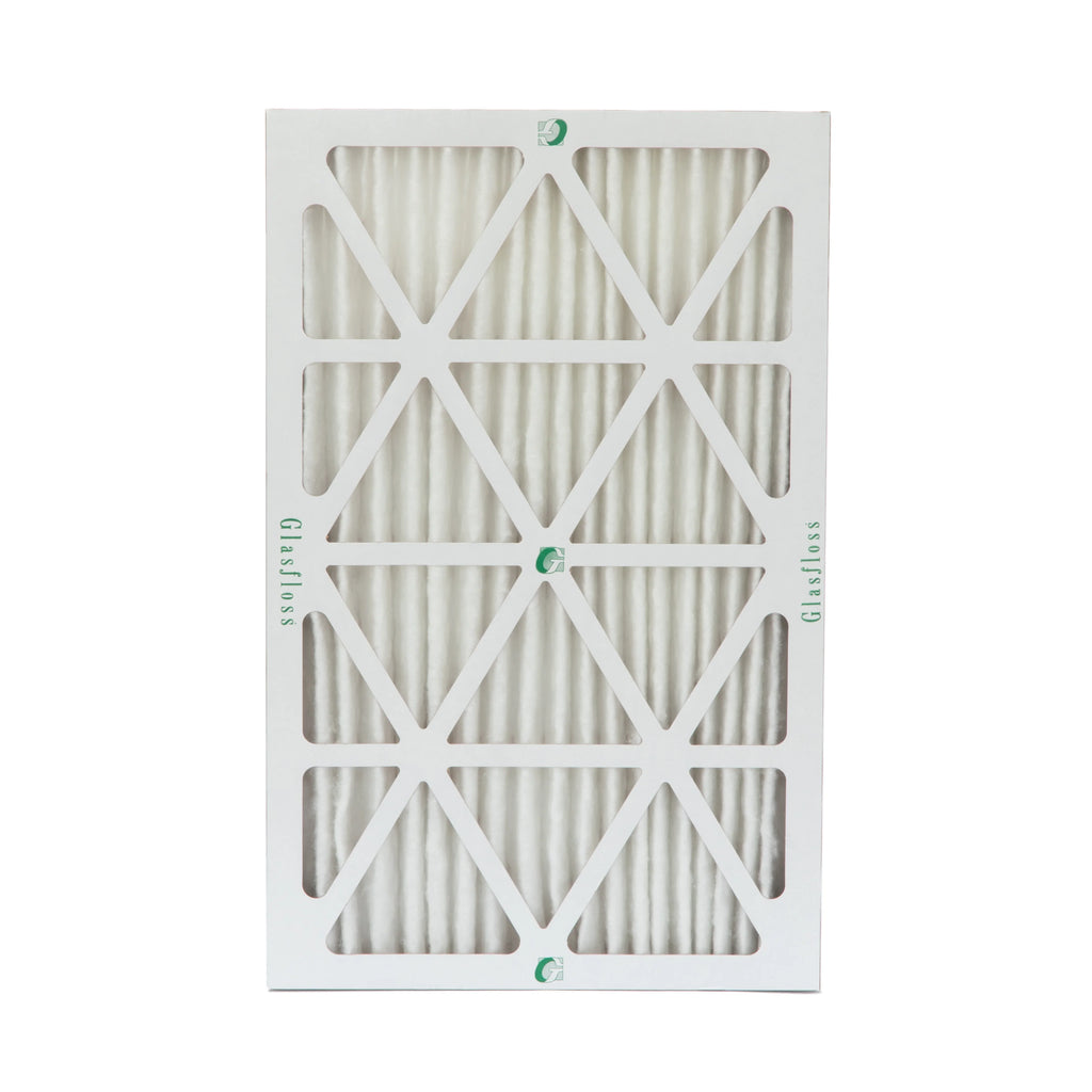 12 Pack of 18x24x2 MERV 10 Pleated 2" Inch Air Filters by Glasfloss. Actual Size: 17-1/2 x 23-1/2 x 1-3/4