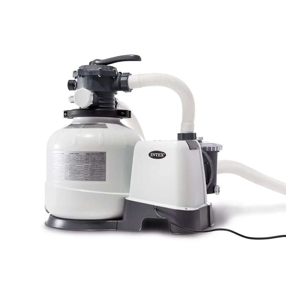 Intex Above Ground Pool Sand Filter Pump Bundled w/ Intex Automatic Skimmer