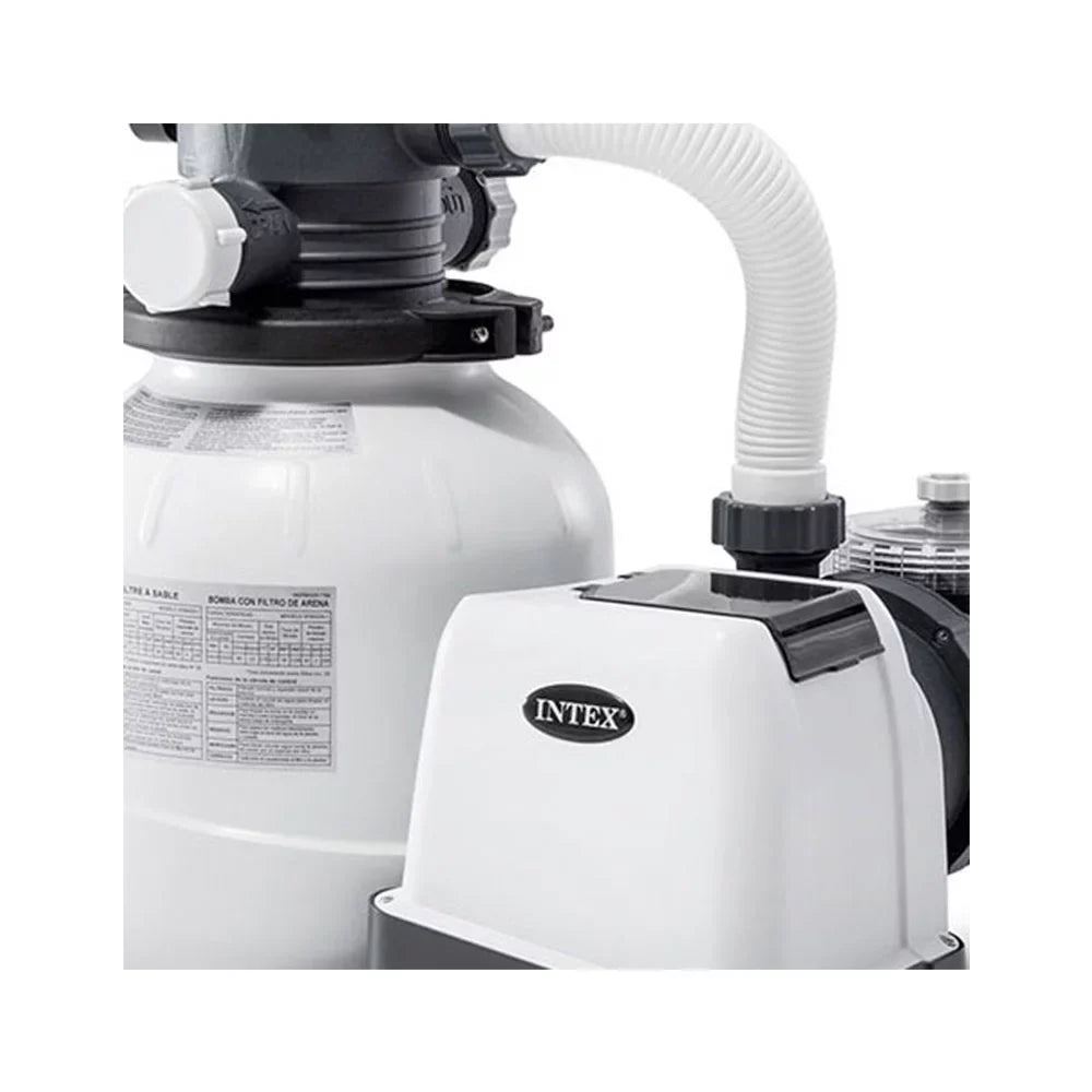 Intex 2100 GPH Sand Filter Pump, Deluxe Pool Maintenance Kit, & Pool Skimmer