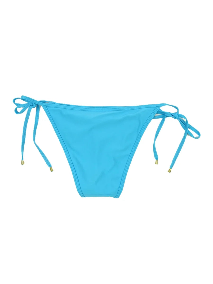 Ramy Brook Gentlemen Lesia Side Tie Swim Bottom Separates Swimsuit(S, Splash Blue)