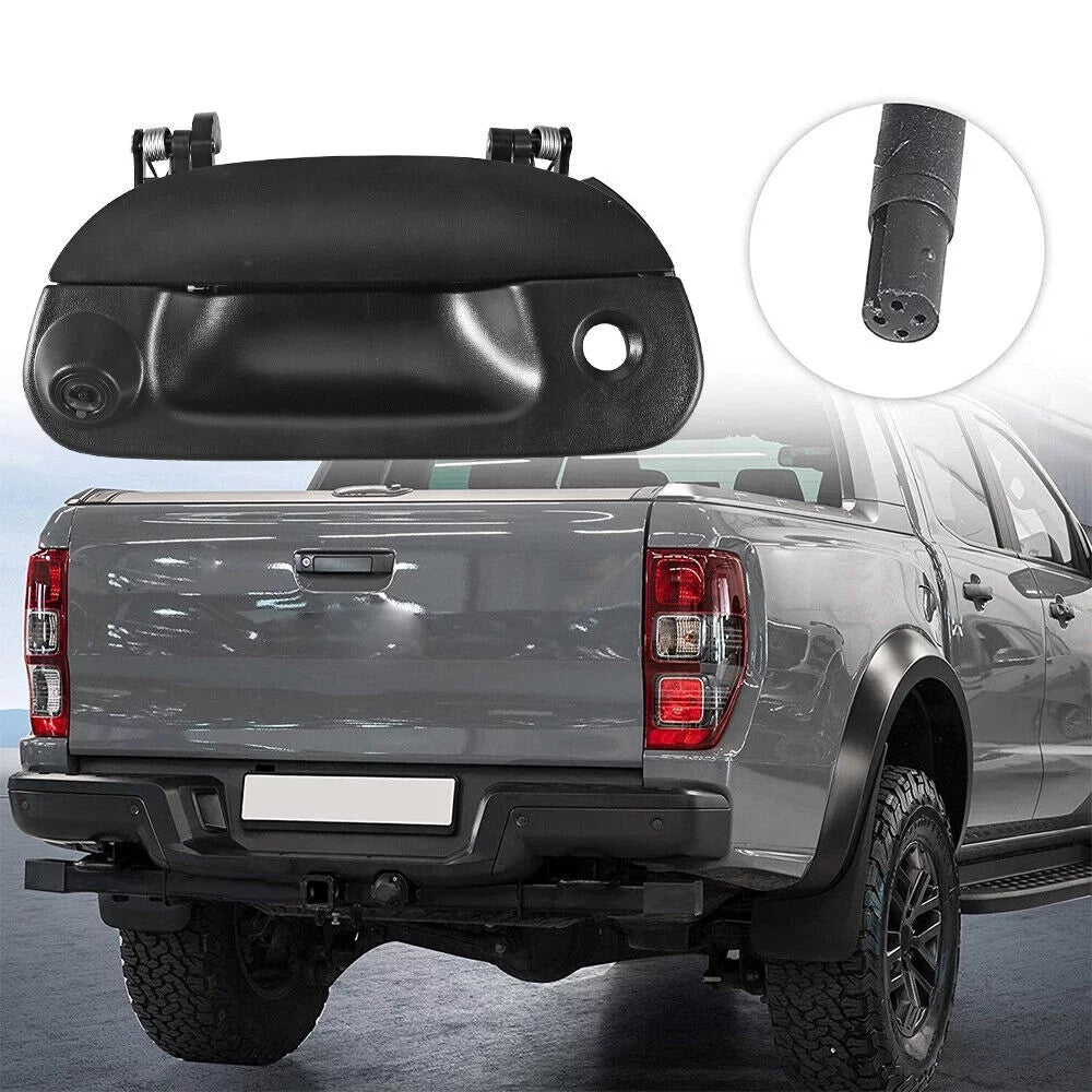 G.PEH Rear View Backup Camera Kit w/ Wiring & Tailgate Handle For 97-07 Ford F150 F250