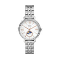 Fossil Individuals Jacqueline Sun Moon Multifunction Stainless Steel Watch