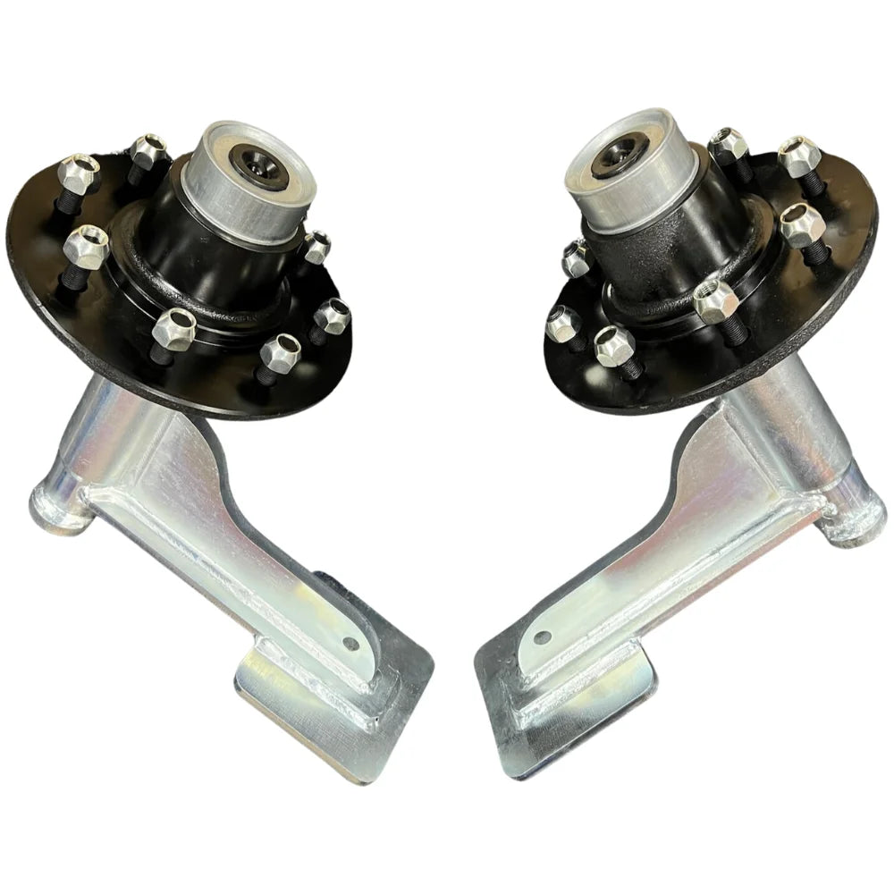 Container Nut EZY Wheels 6-Lug EZY Wheels Shipping Container Wheels + Trailer Tires + Shipping Container Jack Lug Combo, Made in USA, 5-Piece Bundle