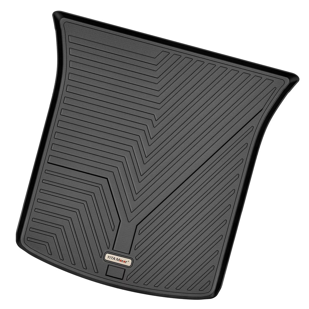 Ledkingdomus Floor Mats for 2020-2023 Tesla Model Y Rear Trunk Mat All Weather Dark