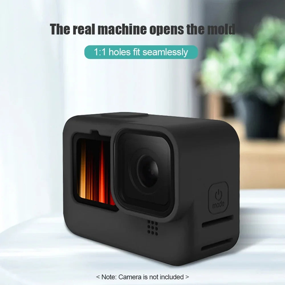 OWSOO Protective Case for Camera, Compatible, Waterproof Kit, Silicone Protectors, Tempered Glasses, Filters, Fog Plates