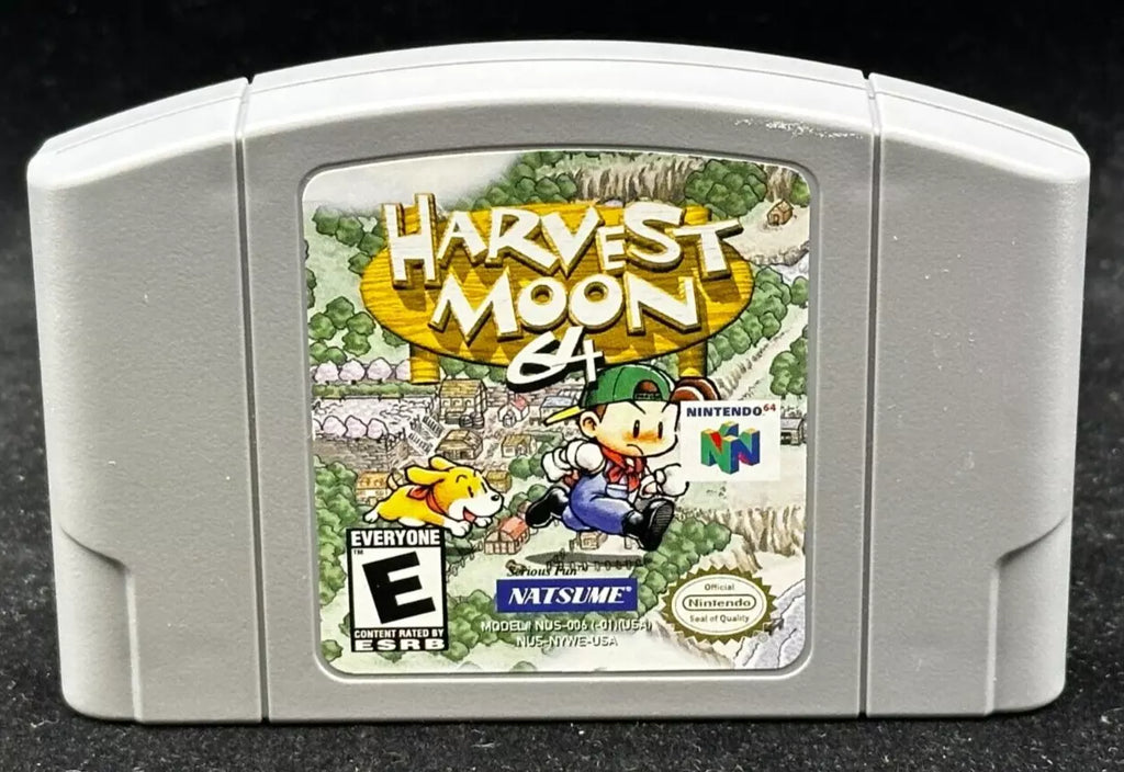 Harvest Moon 64 Final Point 64 N64 Cassette Genuine Only NATSUME-