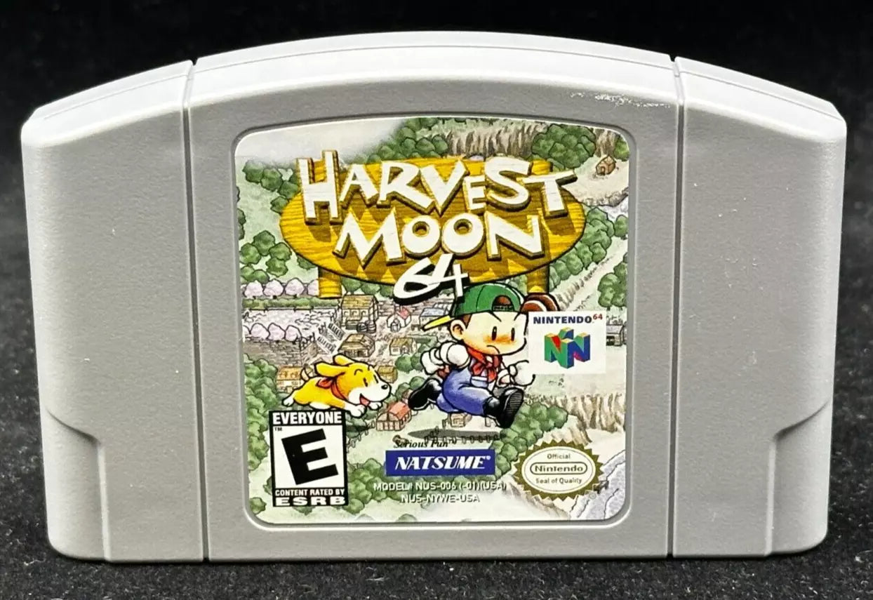 Harvest Moon 64 Final Point 64 N64 Cassette Genuine Only NATSUME-