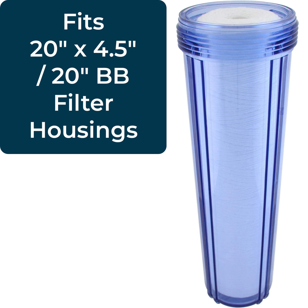 SpiroPure SP-WP10-20BB 20x4.5 10 Micron String-Wound Polypropylene Water Filter Cartridge SWC-45-2010 (Case of 6)