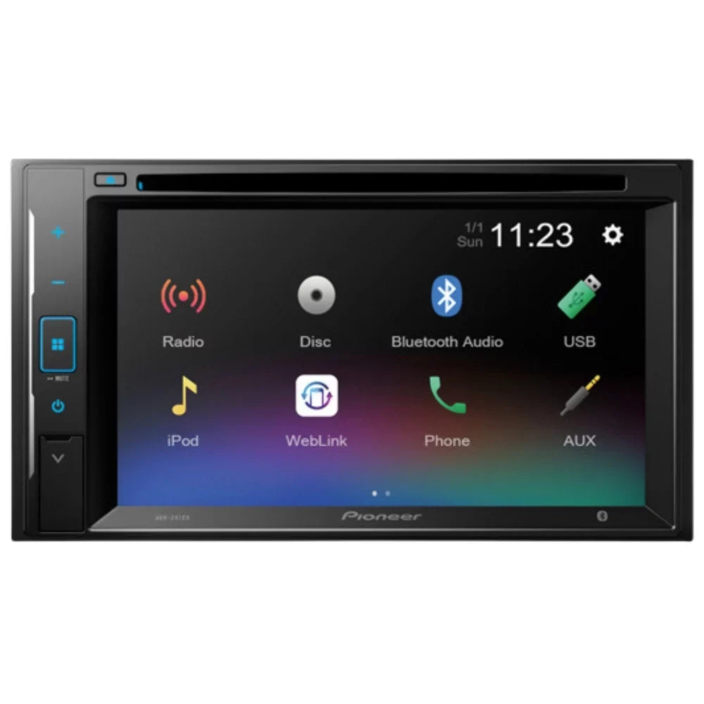 KIT4817 Bundle for 1995-2000 Oldsmobile Aurora W/ Pioneer AVH-241EX Double DIN Car Stereo with Bluetooth/Backup Camera/Installation Kit/in-Dash DVD/CD AM/FM 6.2" Touchscreen Digital Media Receiver