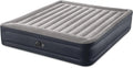 Deluxe Raised Pillow Inflatable Blow Up Portable Firm Air Mattress with Built-in Internal Air Pump, King-Sized Bed
