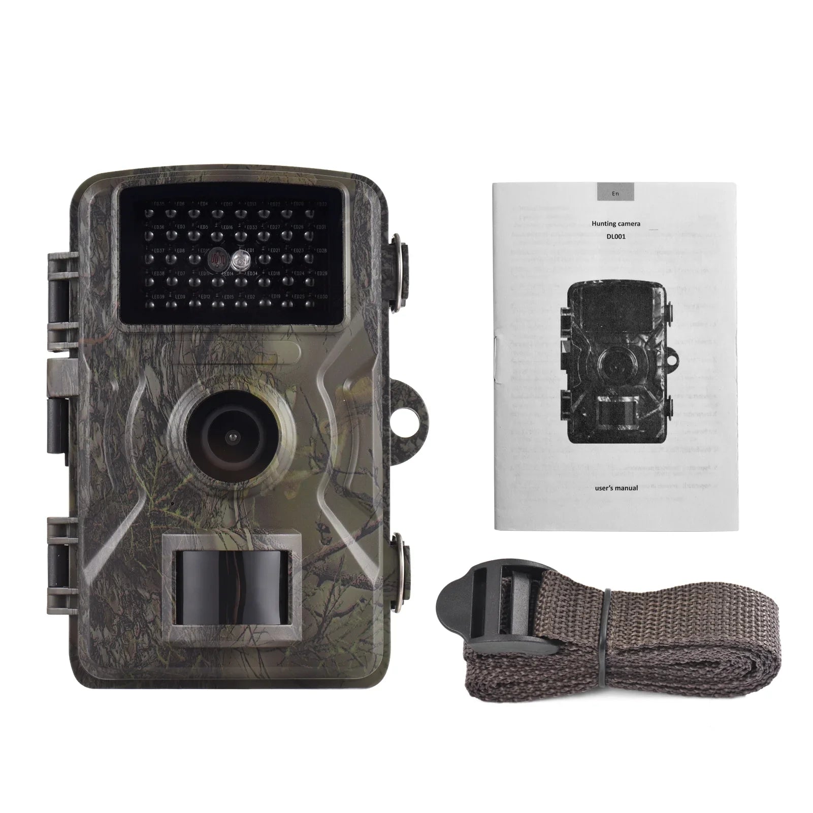 Andoer 1080P Trail 16MP Wildlife Tracking with 2.0 Inch TFT Color Screen 0.8s Trigger Time Supports Infrared Night Vision Motion Activated IP66 Waterproof