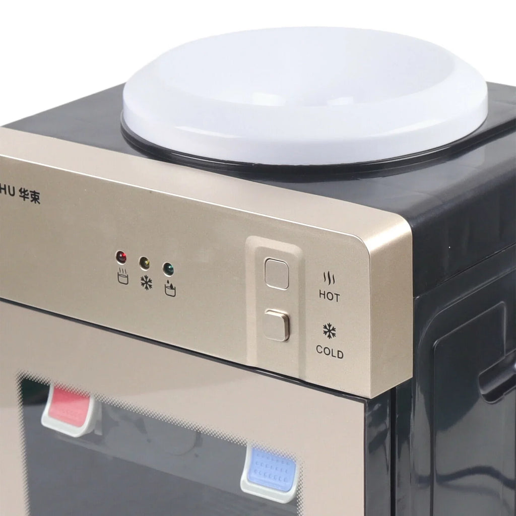 Oukaning Electric Water Dispenser Hot & Cold Freestanding Top Loading Detachable Sink