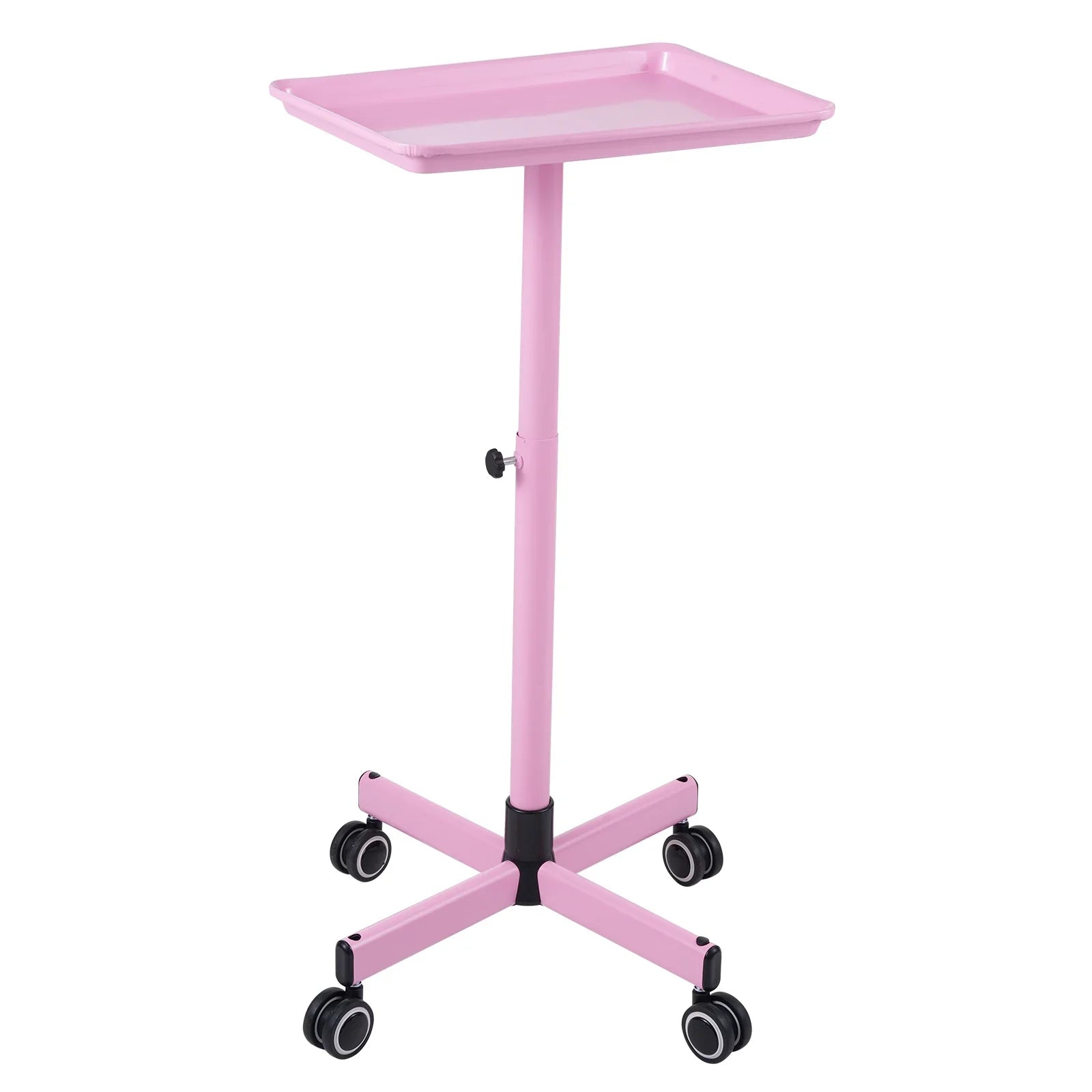 Bestauty Storage Shelf,Adjustable Salon Hair Color Wheels Movable Salon Wheels Tattoo Salon Pink Hair Wheels Salon Use Salon Clinic Spa Beauty Salon Clinic Professionals Wheels Tattoo Cart