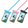 Urbanx Universal Waterproof Phone Pouch Cellphone Dry Bag Case Designed For Sonim XP8 Perfect Fit for All Other Smartphones Up To 7" - 3 Cases - Mixed Colors
