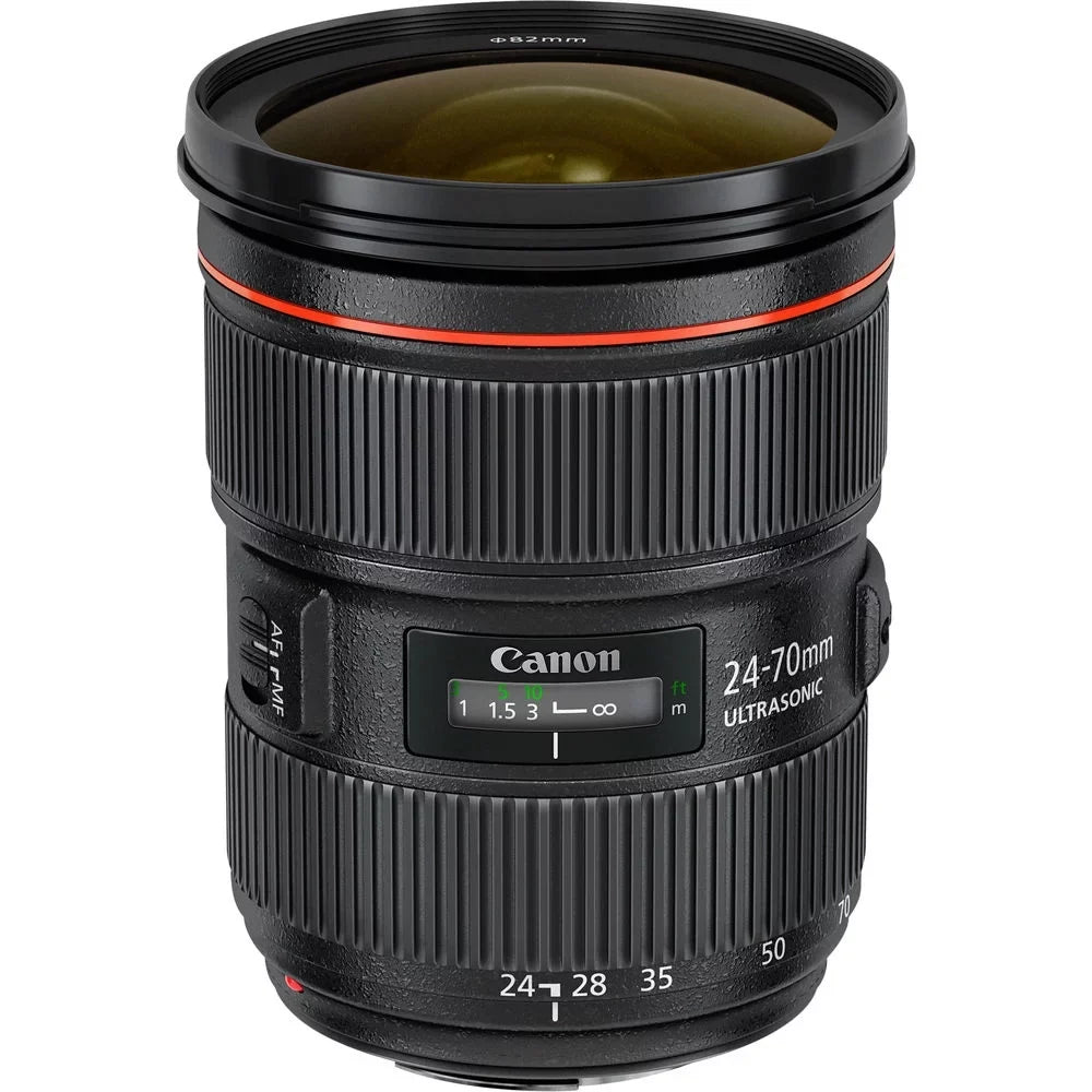Canon EOS 5D Mark IV Camera + 24-70mm f/2.8L II + Pro Flash + 9PC Filter + 96GB