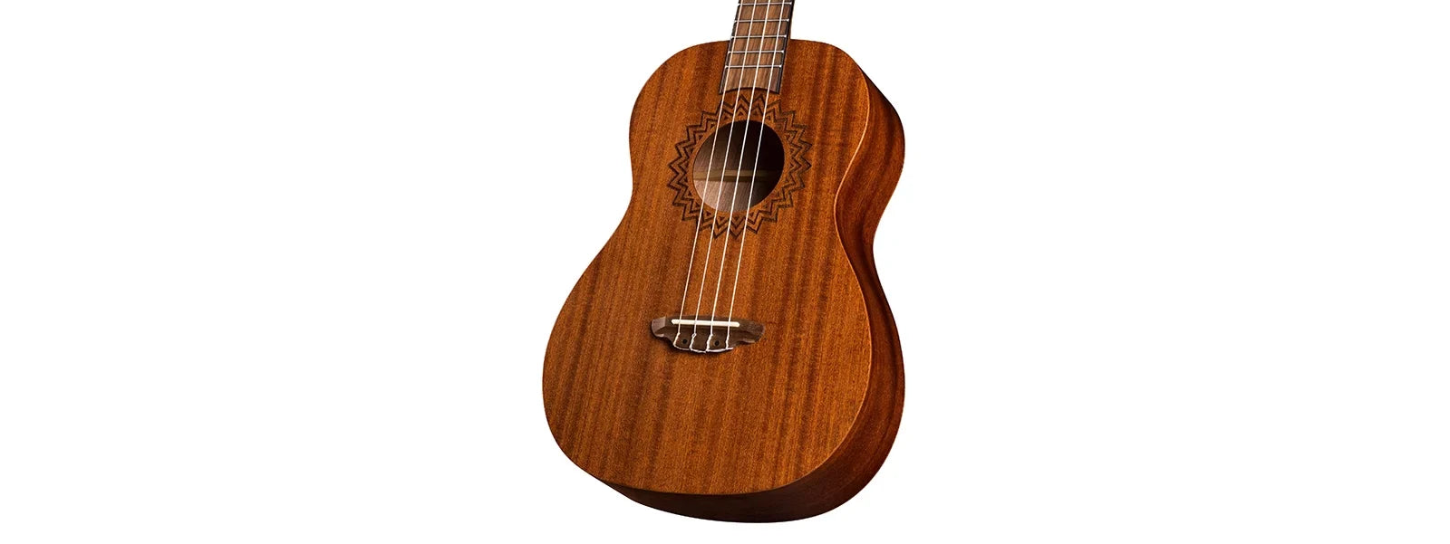 Luna Guitar Uke Vintage Mahogany Baritone - UKE VMB