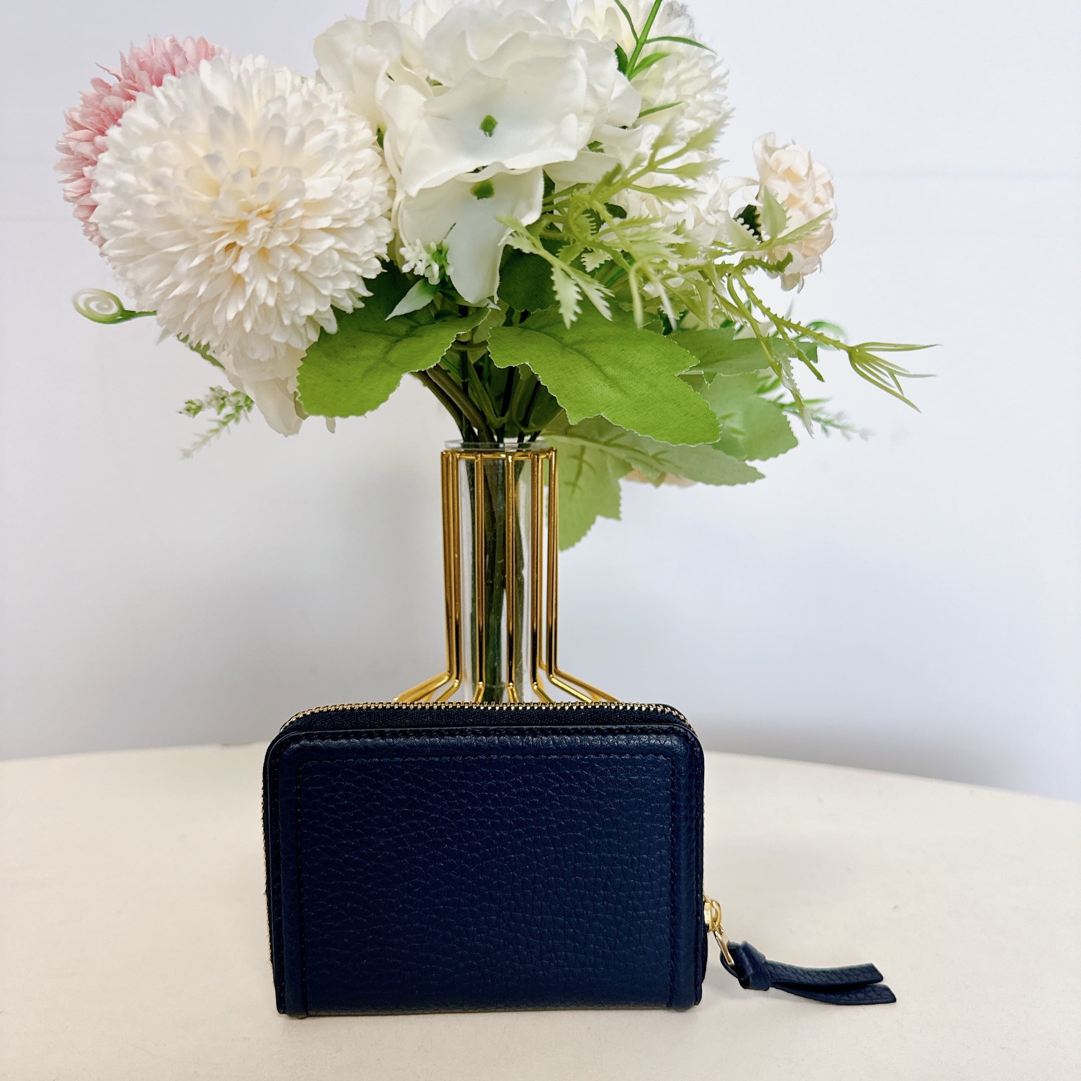 Tory Burch 55378 Thea Zip Coin Case IN ROYAL NAVY
