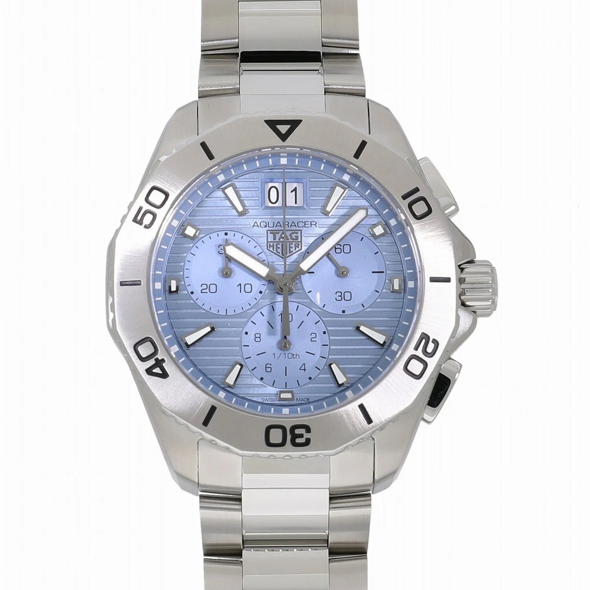 Pre-Owned Tag Heuer Aquaracer Professional 200 CBP1112.BA0627 Blue Individuals Watch (New)