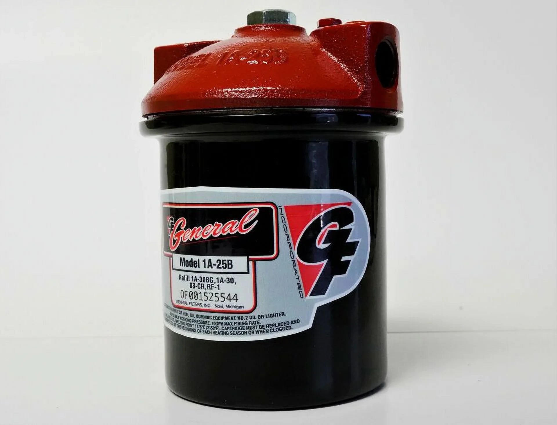 1A-25B General Wool Fuel Oil Filter and Housing 3/8" refill 1A-30, 88-CR, RF-1