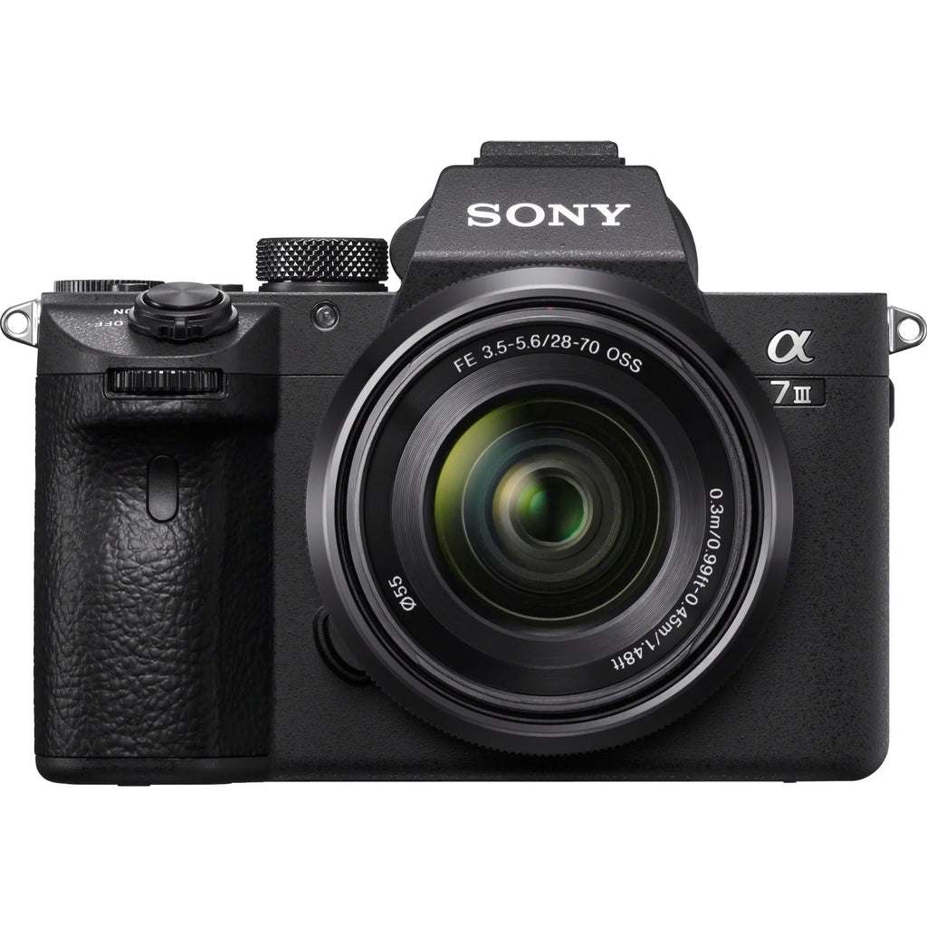 Sony Pro Alpha a7 III 24.2 Megapixel Mirrorless Camera with Lens, 1.10", 2.76", Ebony