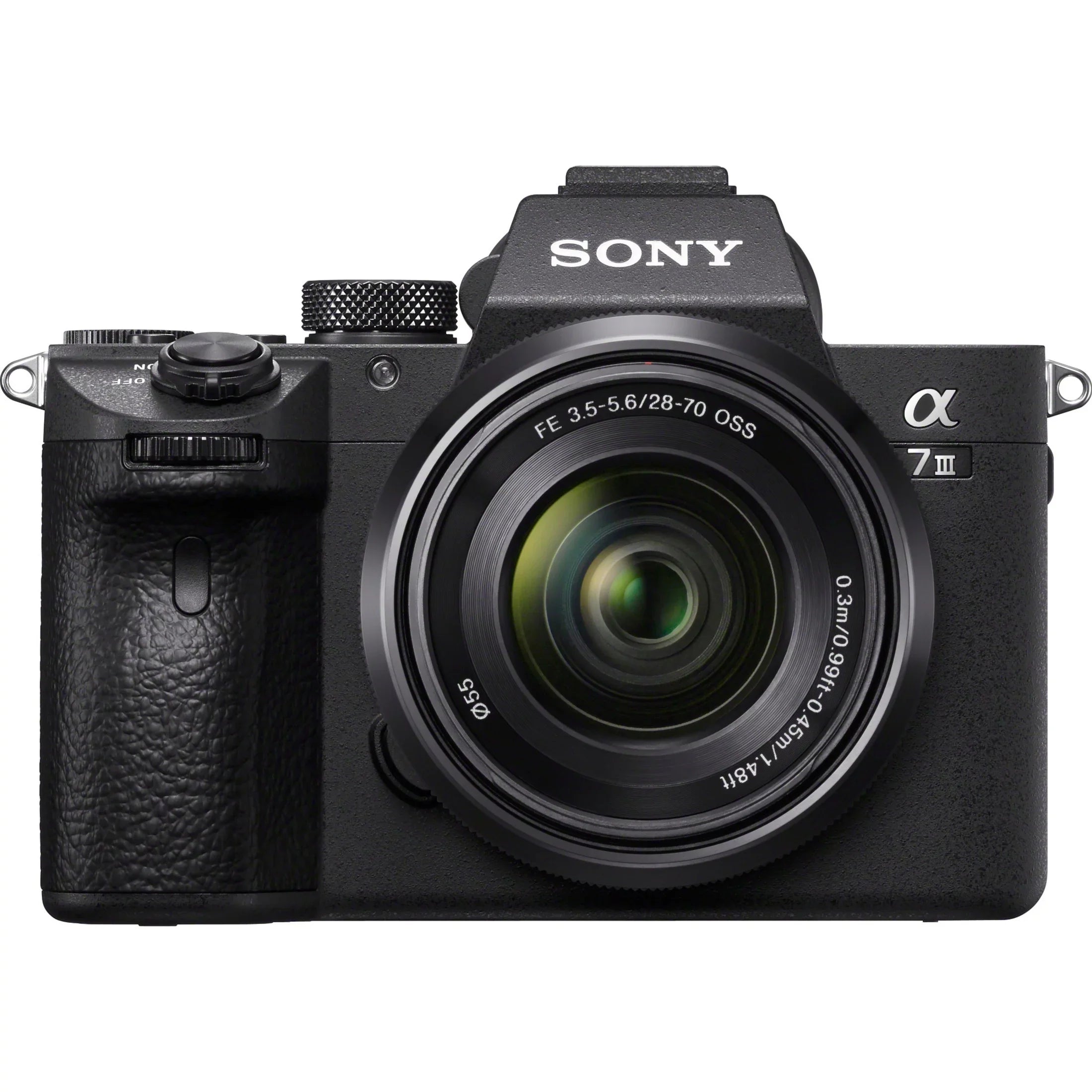 Sony Pro Alpha a7 III 24.2 Megapixel Mirrorless Camera with Lens, 1.10", 2.76", Ebony