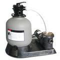 Swim Central 2.0 HP Sand Filter Combo with Pump Pressure for Above Ground Pools, 24-Inch