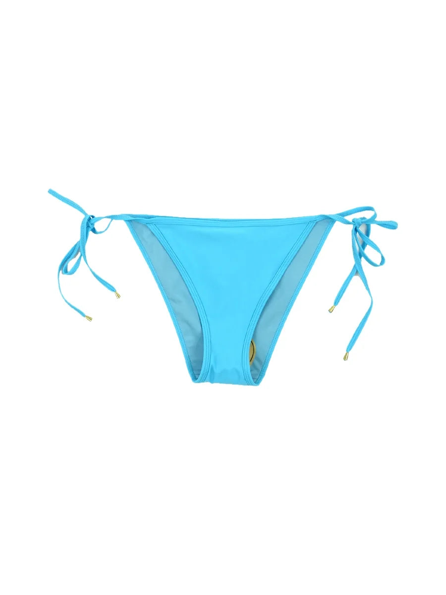 Ramy Brook Gentlemen Lesia Side Tie Swim Bottom Separates Swimsuit(S, Splash Blue)