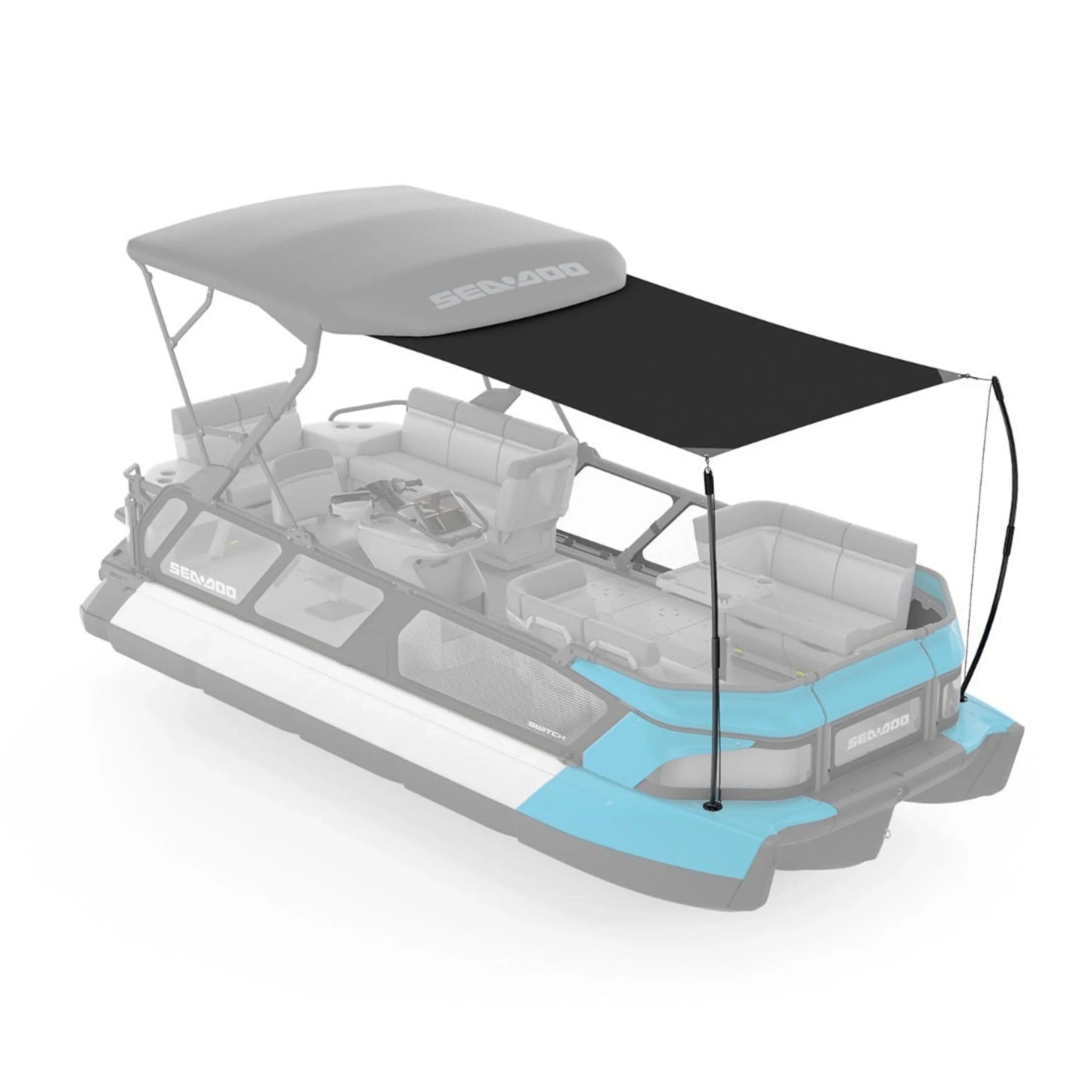 Sea-Doo New OEM Roof_Soft Bimini Half X 19 Kit, 295101285