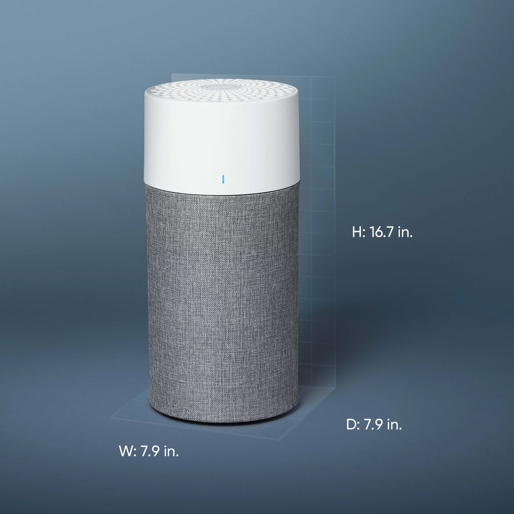 Blueair Blue Pure 411 Auto Small Room Air Purifier with Auto Mode for Allergies, Pollen, Dust, Smoke, Pet Dander, Viruses and Bacteria with HEPA Silent Technology and Washable Pre-Filter
