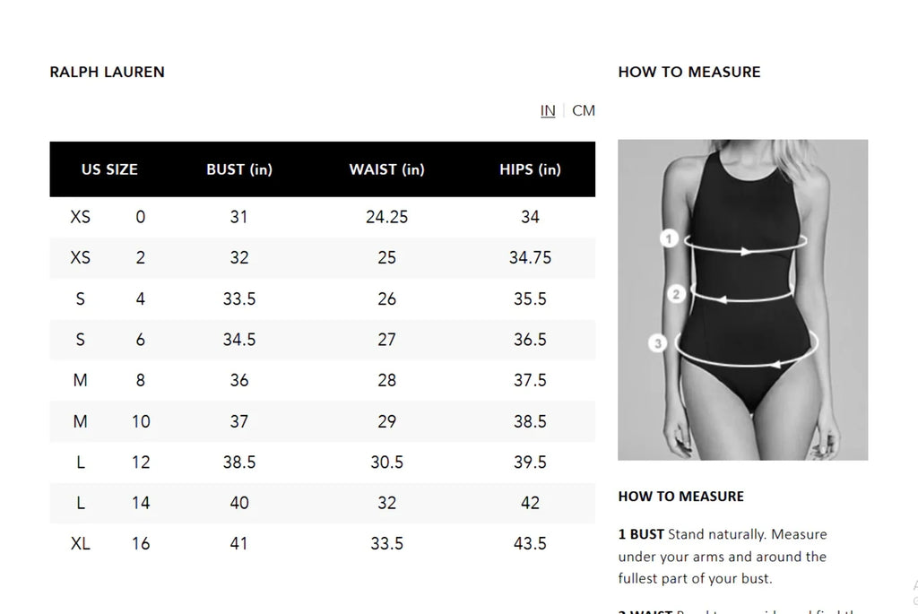 POLO RALPH LAUREN Martinique Signature Solids One Piece Swimsuit