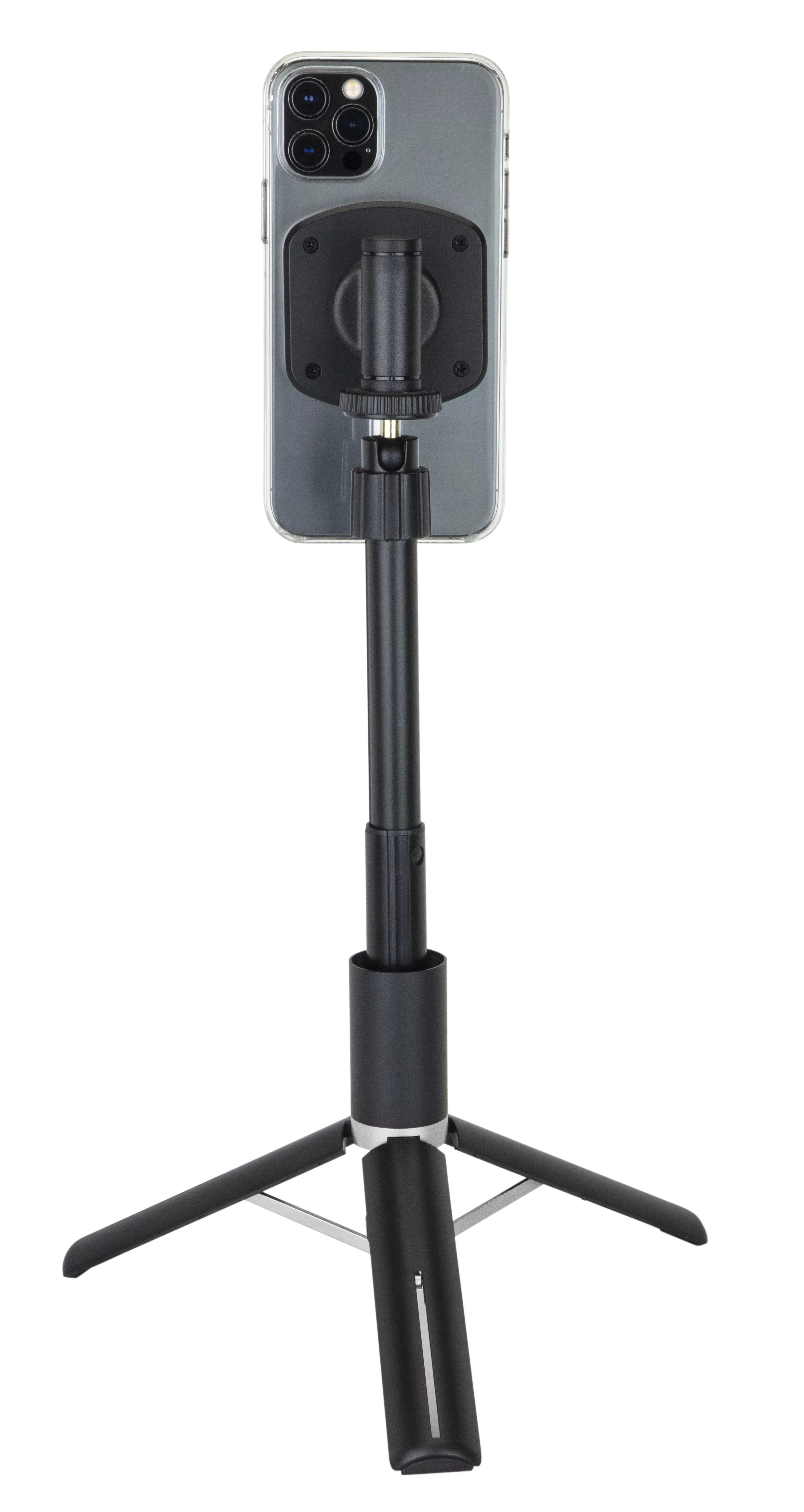 Scosche MP2TR1-SP MagicMount Pro 2 Tripod/Selfie Stick Phone Mount with Adjustable Arm, Dark