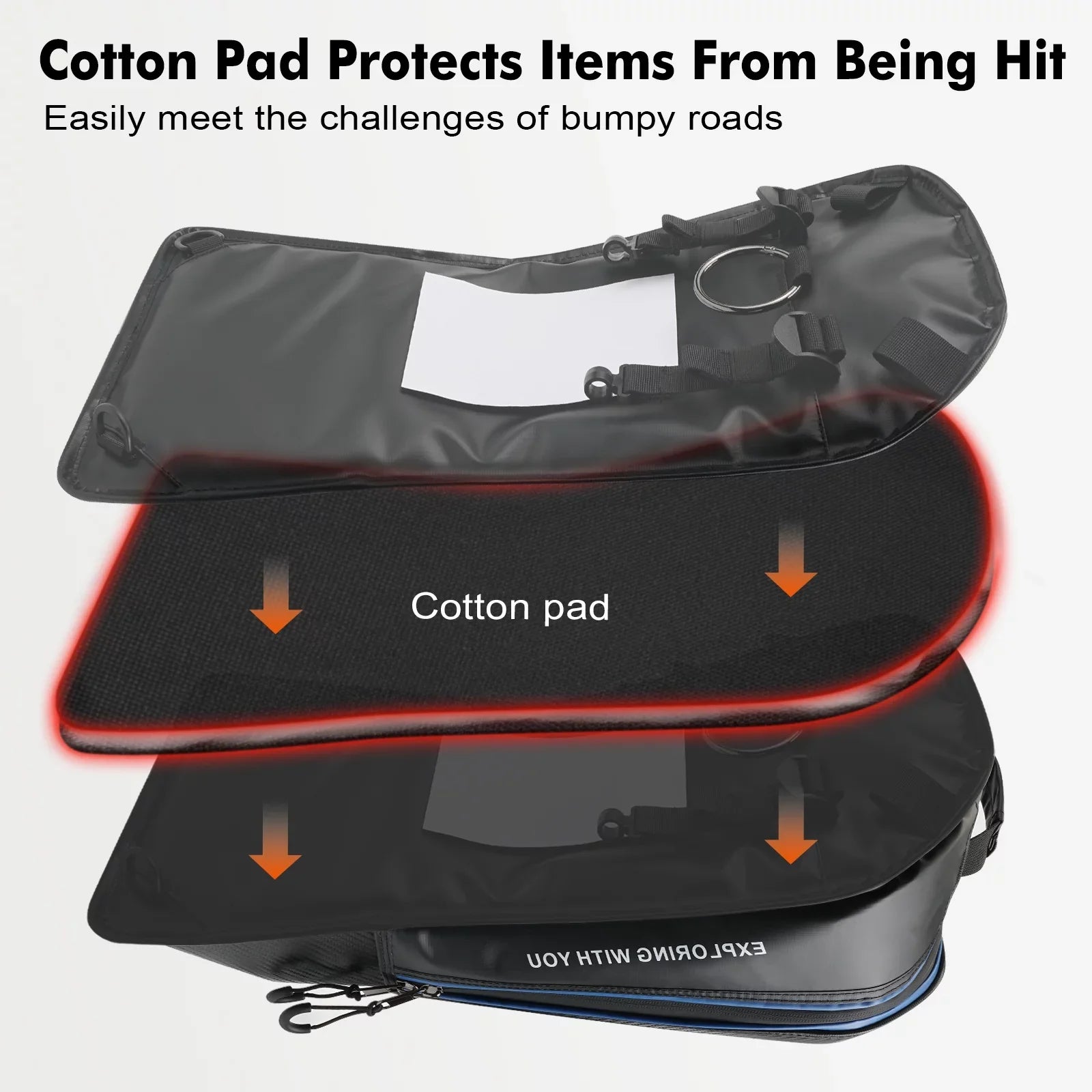 NICECNC PVC Center Seat Storage Bag For 2017-2023 Can-am Maverick X3 Turbo 2017-2024, 715004277