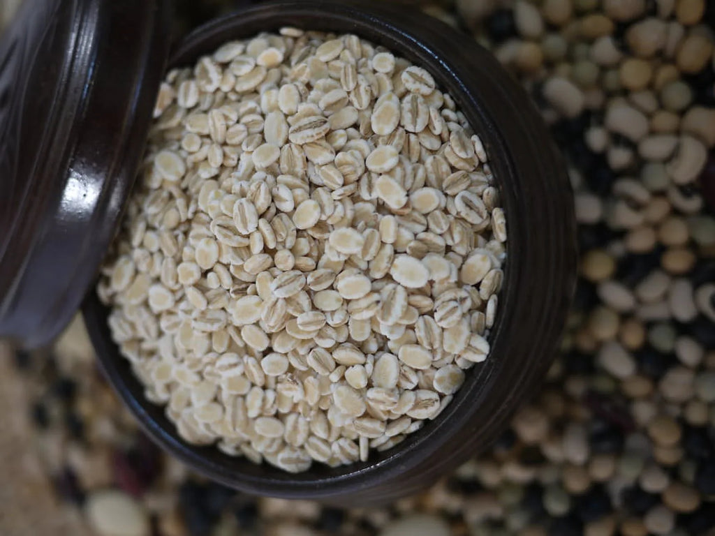 MCCABE ORGANIC PRESSED BARLEY | A WHOLESOME SUPERFOOD FOR YOUR WELL-BEING | |HIGH FIBER JAU 100% NATURAL & WHOLE GRAIN | INCREASE YOUR HEALTH WITH