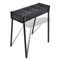 Anself Charcoal BBQ Stand Steel Barbecue Grill Midnight for Camping Cooking, Grilling, Smoking, Picnic, Hiking, Party, Garden, Patio 29.5 x 18.5 x 30 Inches (L x W x H)