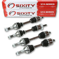 Sixity 2015 compatible with Can-Am Outlander 1000 4X4 Front Rear Left Right XTA Axles Four Driver Passenger EFI