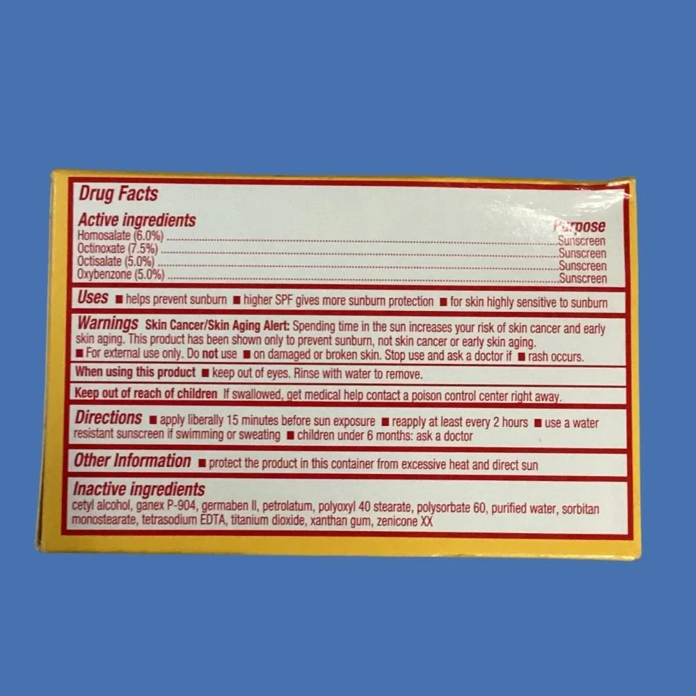 100 Packets Sunscreen Lotion SPF 30 - PABA-free formula 3.5 mg - Safetec (MS-84250)