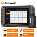 Foxwell NT809TS TPMS Relearn Programming Reset Tool Bi-directional Control Scan Tool OBD2 Automotive Scanner Scan Full Systems Oil Reset ABS Bleeding Injector Coding 30+ Reset Services Car Code Reader
