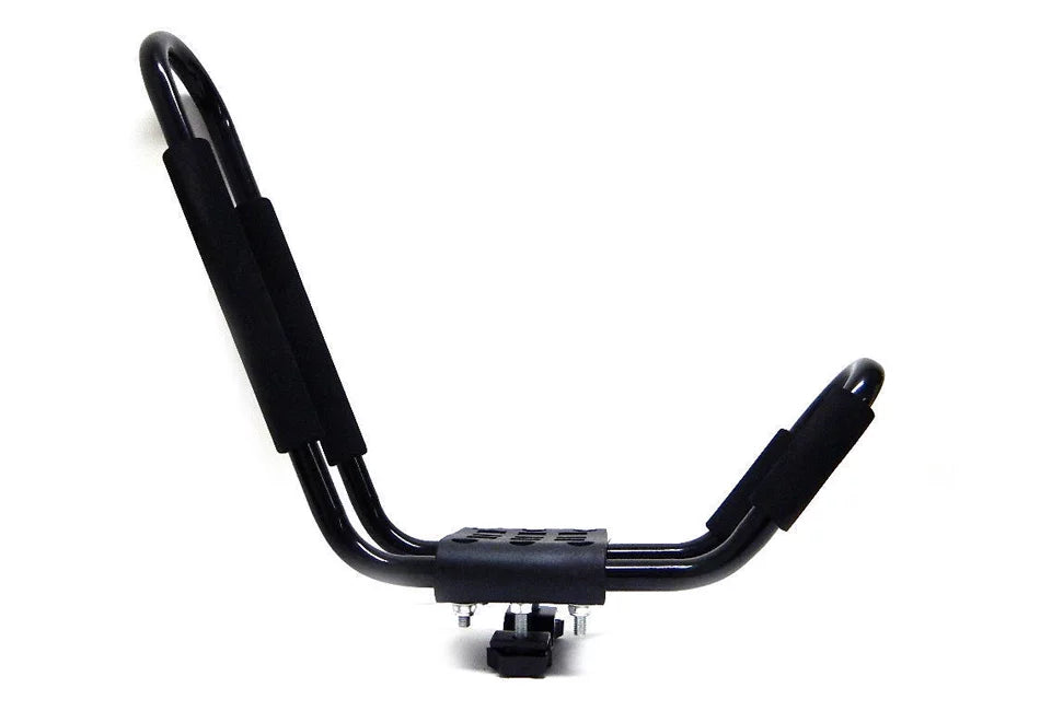FDB J Cross Bar 2 Pairs = 4 PCS Universal Kayak Canoe Top Mount Carrier Roof Rack Boat SUV Truck Van Car with 4 pcs Tie Down Straps