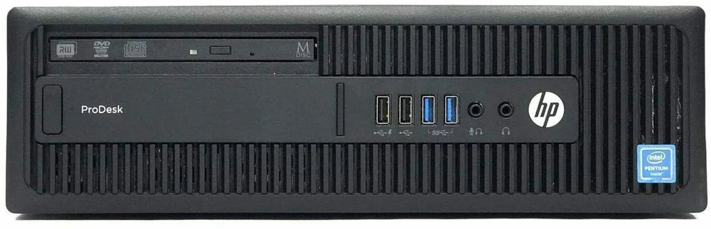 Restored HP 600 G2 Desktop Computer Intel Pentium G4400 3.3GHz CPU 8GB Ram, 500GB HDD, Keyboard & Mouse, WiFi, DVD, Win10 Pro PC (Refurbished)