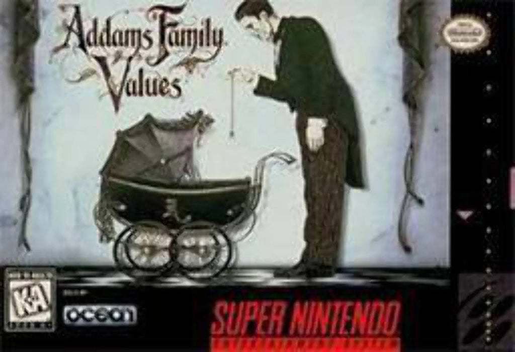 New Adam's Family Values - SNES - Super Termination Ent. System NTSC/PAL Cartridge