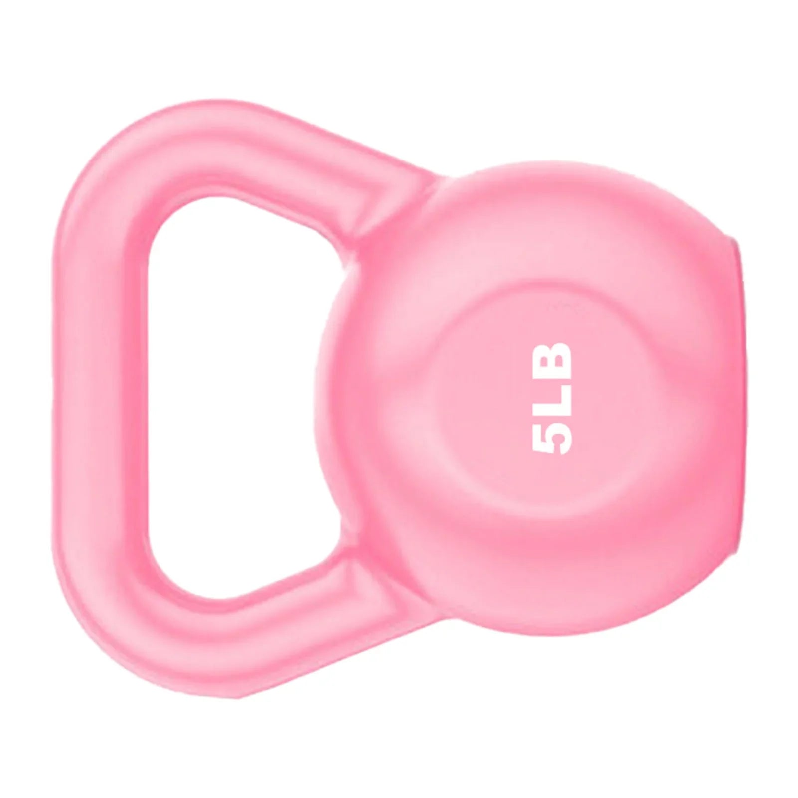 Buumin PE Kettlebell Weight for People Individuals for Exercises Strength Training Functional Fitness Plyometrics Pink 5LB