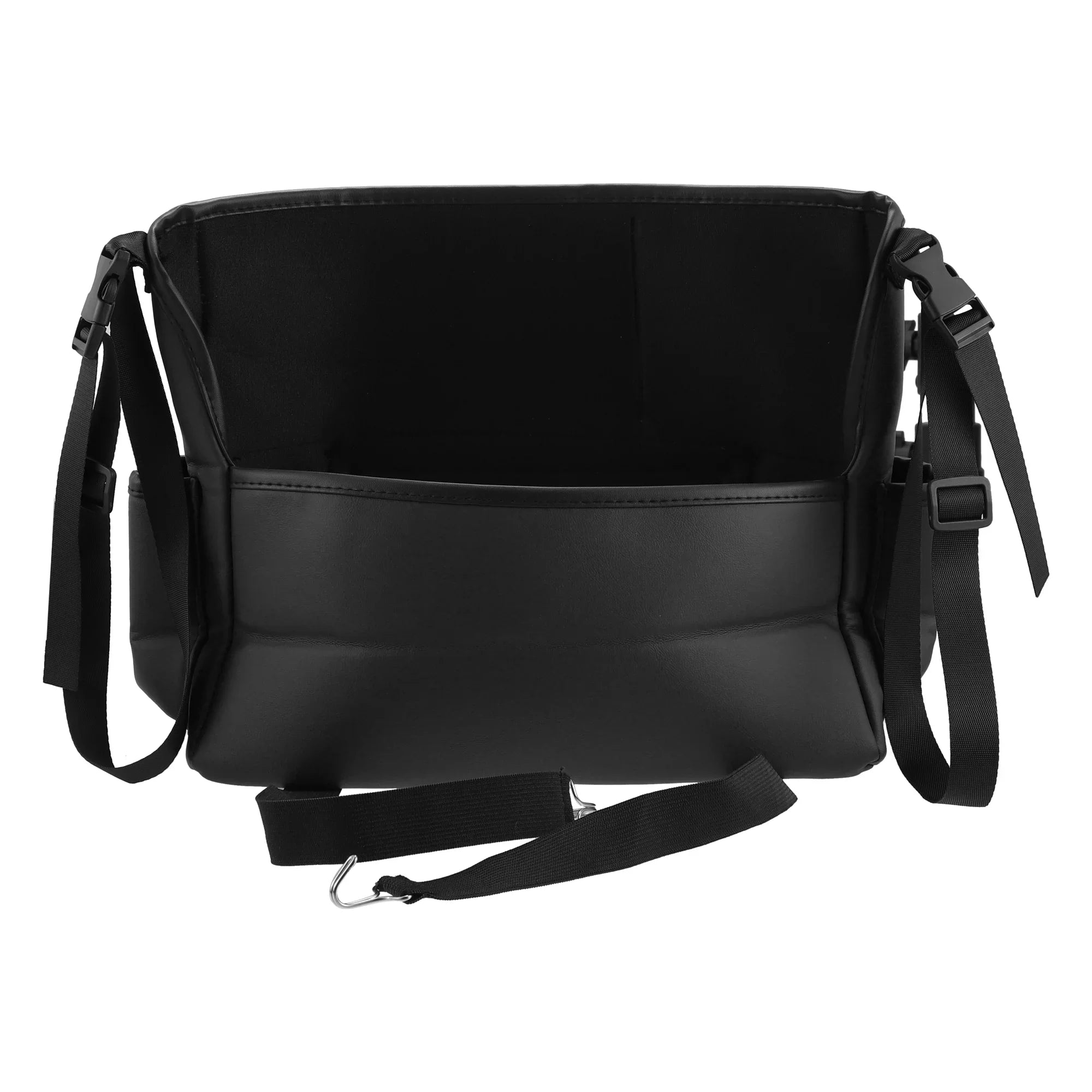 Car Large Capacity Seat Organizer Backseat Multi Pockets Purse Storage for Car 36x26c18cm Ebony