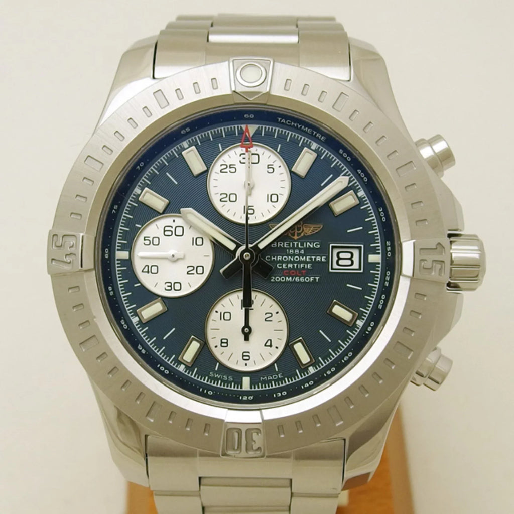 Pre-Owned Breitling Colt Chronograph Automatic Blue Face 20180210 (Good)
