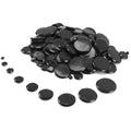 Red Hound Auto 250 Piece Flush Mount Dark Hole Plug Gentlemen for Auto Body and Sheet Metal Assorted Sizes for 1/4, 3/8, 1/2, 3/4, 1, 1-1/4, 1-1/2, 1-3/4 and 2 Inch Holes