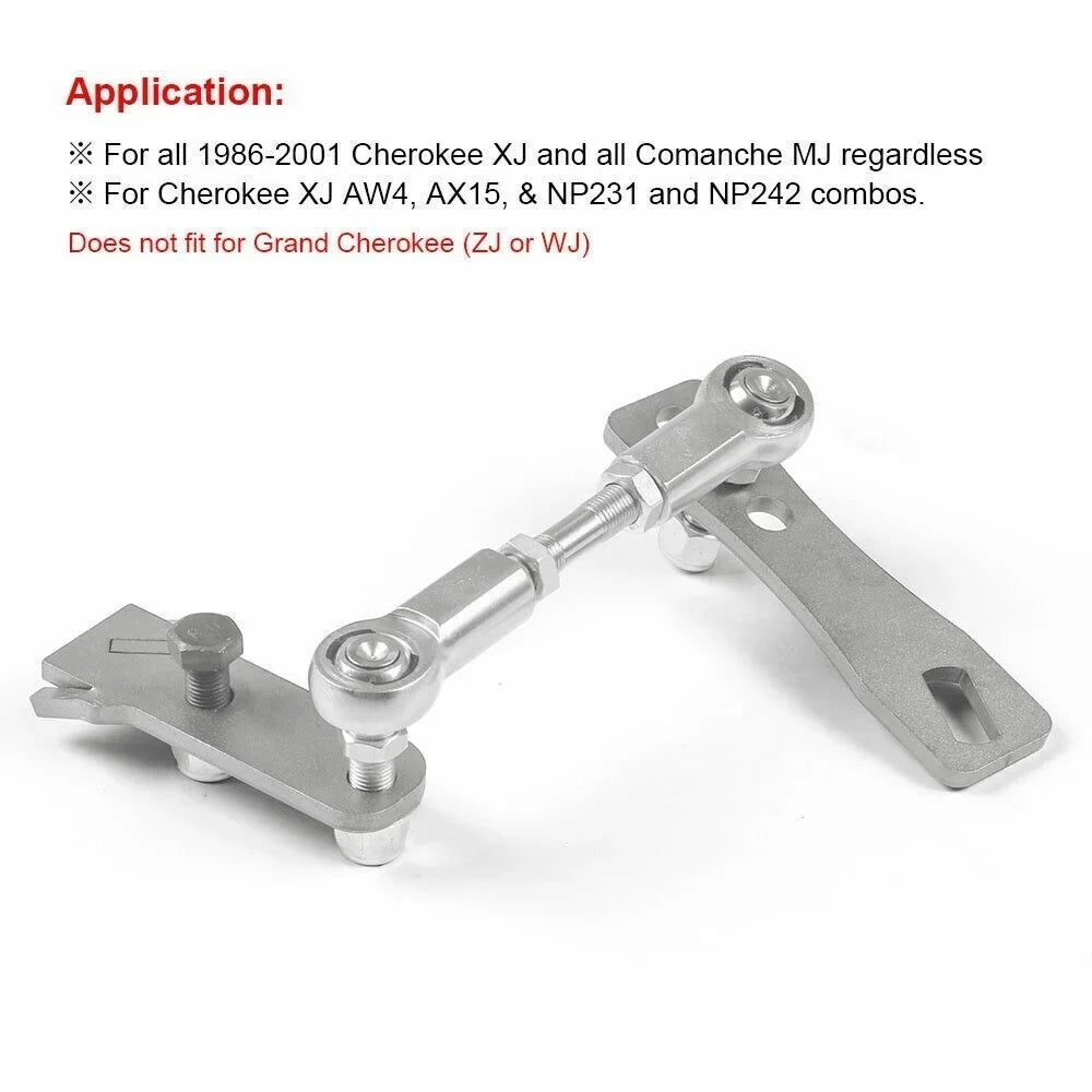 Transfer Case Linkage Kit Fits for 1986-2001 Jeep Cherokee XJ MJ
