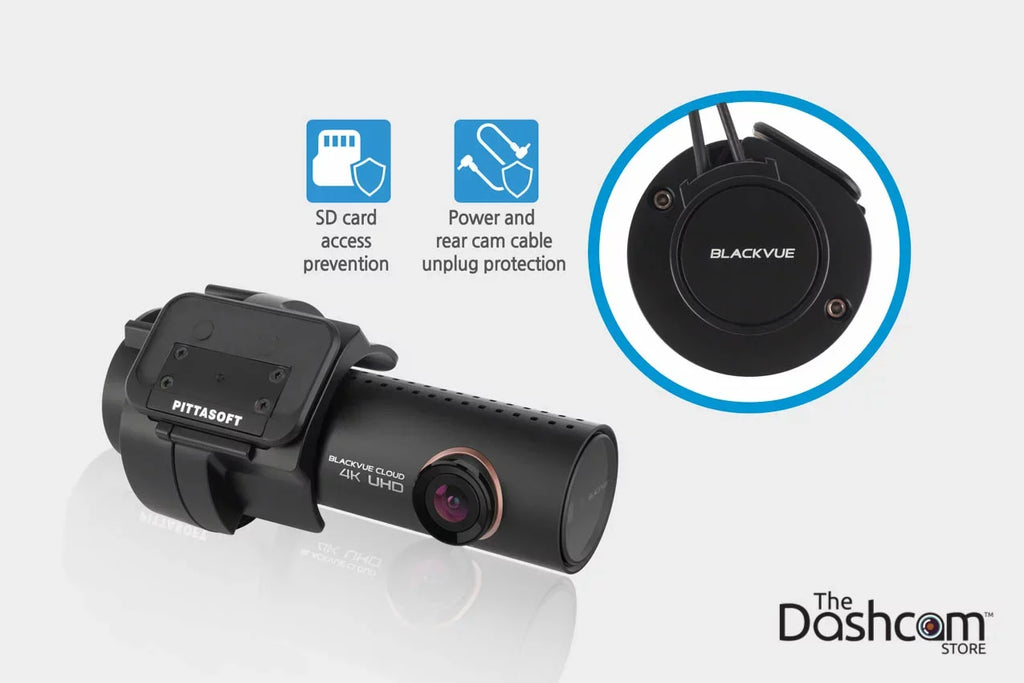 Midnight DR900S-2CH Dual Lens 4K GPS WiFi Cloud-Capable Dashcam for Front and Rear w/ 64 GB Memory Card
